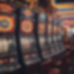 A vibrant display of slot machines at Thunder Valley Casino