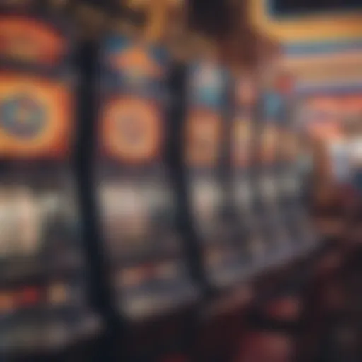 A vibrant display of slot machines at Thunder Valley Casino