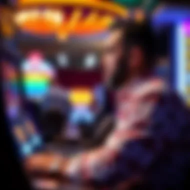 A strategic player contemplating their next move while enjoying a free slot game.
