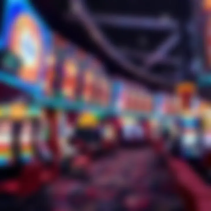 Modern casino interior showcasing gaming options