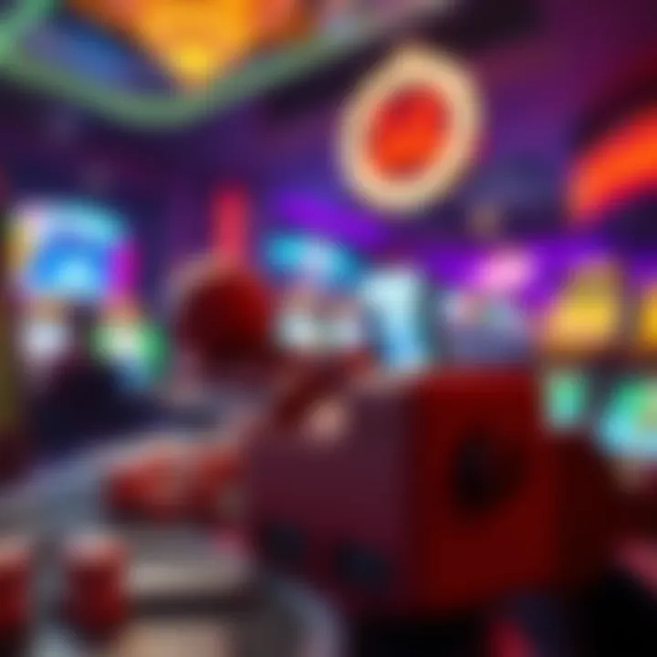 An artistic representation of ethical dilemmas in in-game purchases.