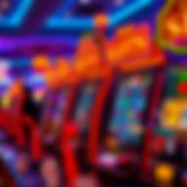 Graphical representation of winning trends in slot machines