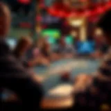 Dynamic Online Poker Action An engaging online poker table displaying action and strategy.