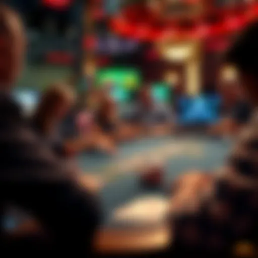 Dynamic Online Poker Action An engaging online poker table displaying action and strategy.