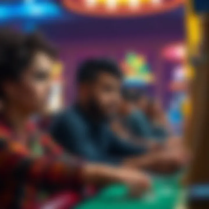 Diverse player demographics engaged in LuckyLand Slots