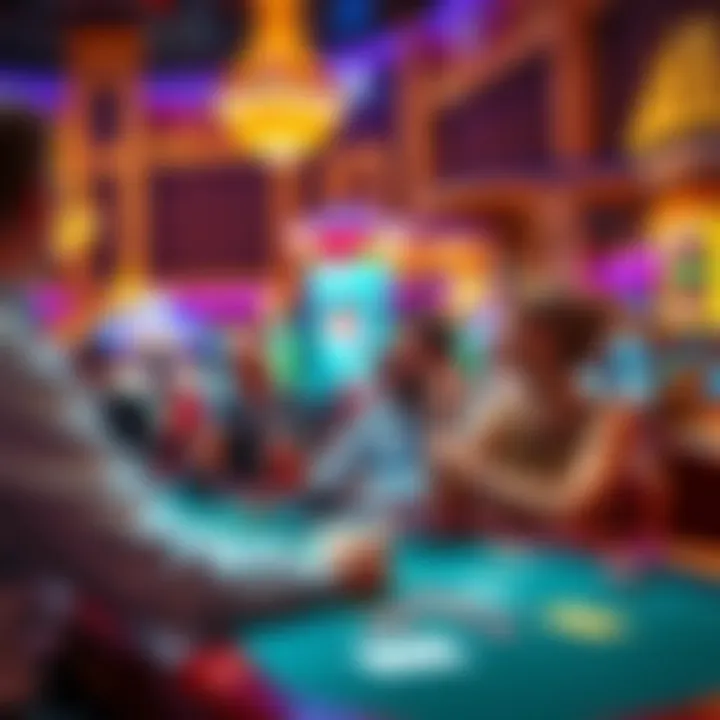 Guests enjoying their time at the casino