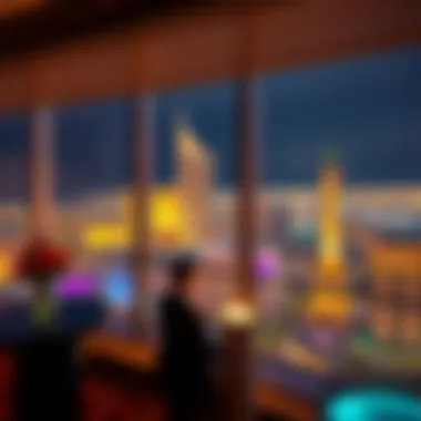 A breathtaking view of Las Vegas Strip from a Cosmopolitan suite