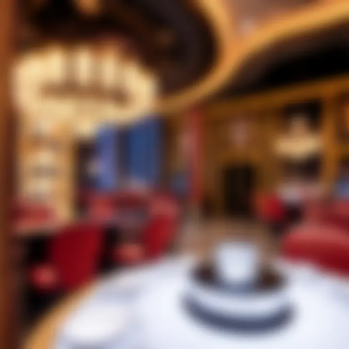 The luxurious interior design of MGM Club Vegas