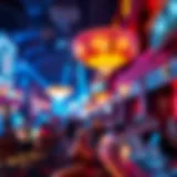 Vibrant nightlife ambiance at MGM Club Vegas