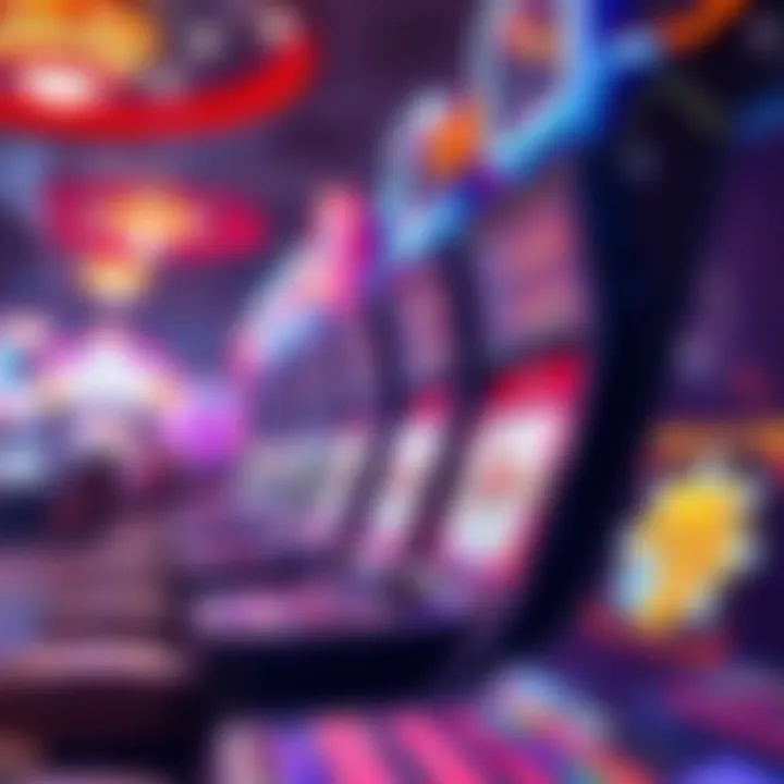 A futuristic concept image illustrating technology integration in video poker gaming.
