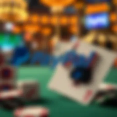 PayPal logo with dice and cards