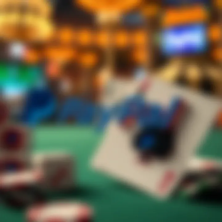 PayPal logo with dice and cards