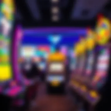 An artistic representation of psychological elements that draw players to slot games