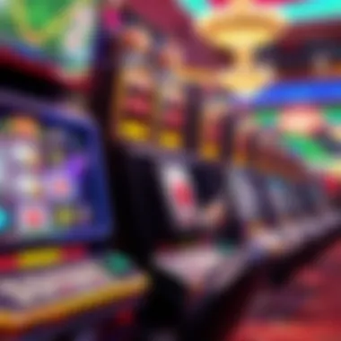 Visual depicting technology's influence on modern gambling habits and platforms
