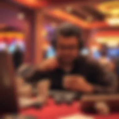 An illustration depicting a novice player enhancing their skills through online resources