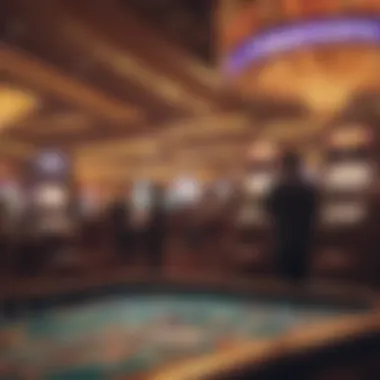 Vibrant Entertainment Scene at Sands Casino Live entertainment event happening at Sands Resort Casino