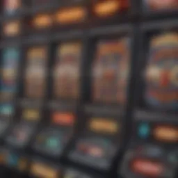 Showcase of various slot machine game interfaces