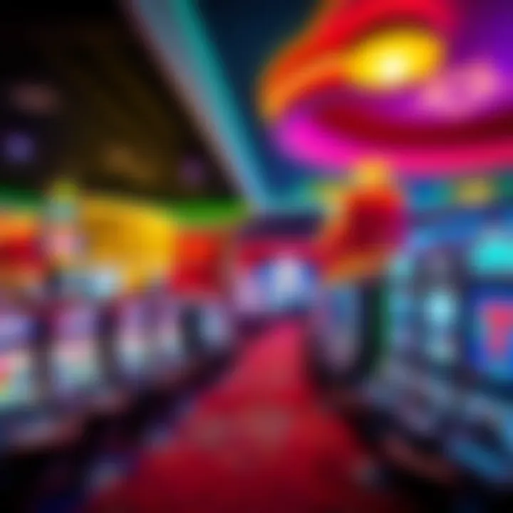 Overview of Rivers Casino highlighting its gaming area