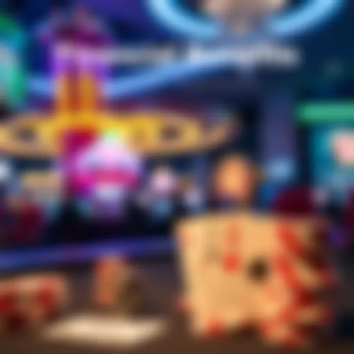 Visual showcasing the financial benefits of online gambling