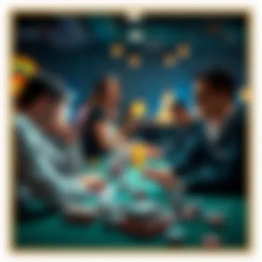 Illustration of social interactions in online gaming