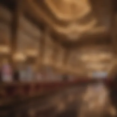 Atmospheric interior of Caesars Casino