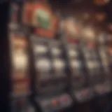 A vintage slot machine with classic symbols, representing the history of casino slots.