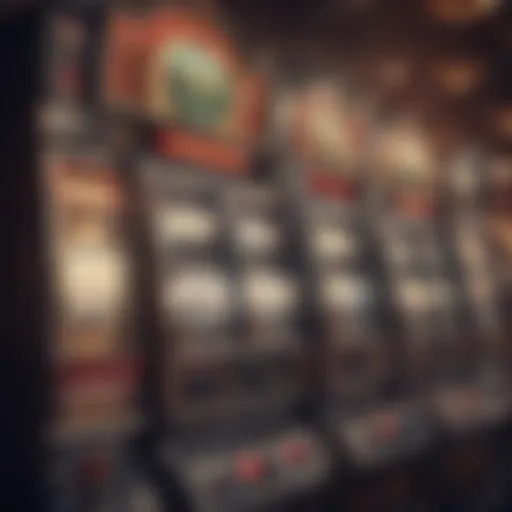A vintage slot machine with classic symbols, representing the history of casino slots.