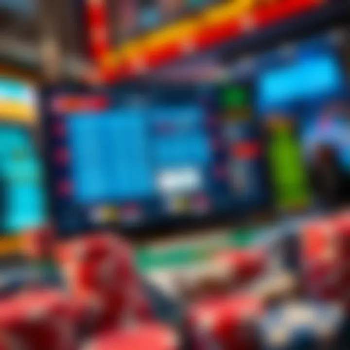 Interface of a Top Online Poker Platform Online poker platform interface