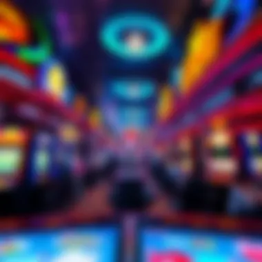 Dynamic Atmosphere of Big King Casino A vibrant gaming floor bustling with activity at Big King Casino