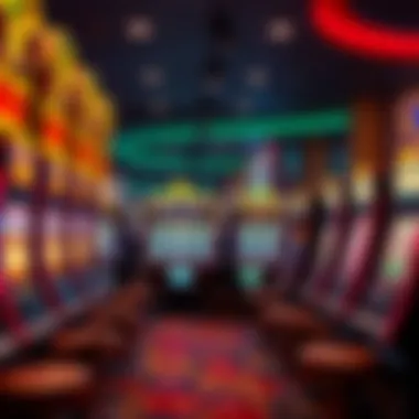 Casino interior showcasing Buffalo Link slot machines