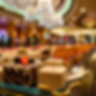 Gourmet dessert selections at the buffet