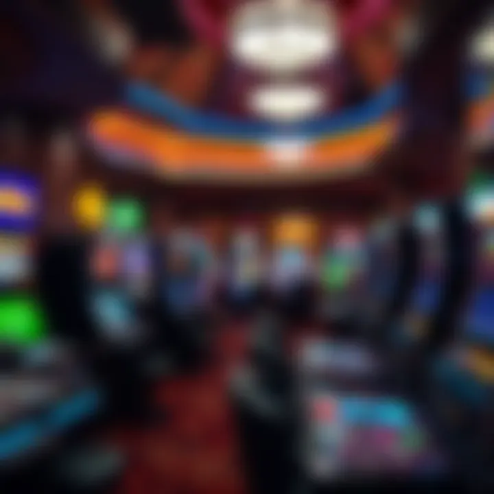 Interior view showcasing a variety of gaming options