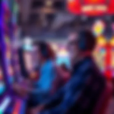 Engaged Players at Music Slots Players immersed in a music slots experience