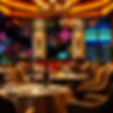 Luxurious dining setup inside Eastside Cannery