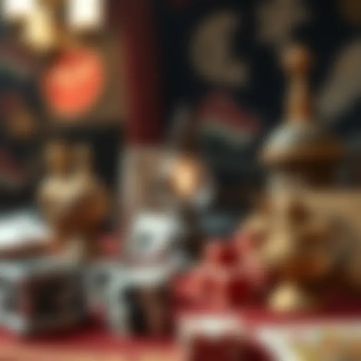 Historical artifacts and gaming paraphernalia from Macau's gambling past