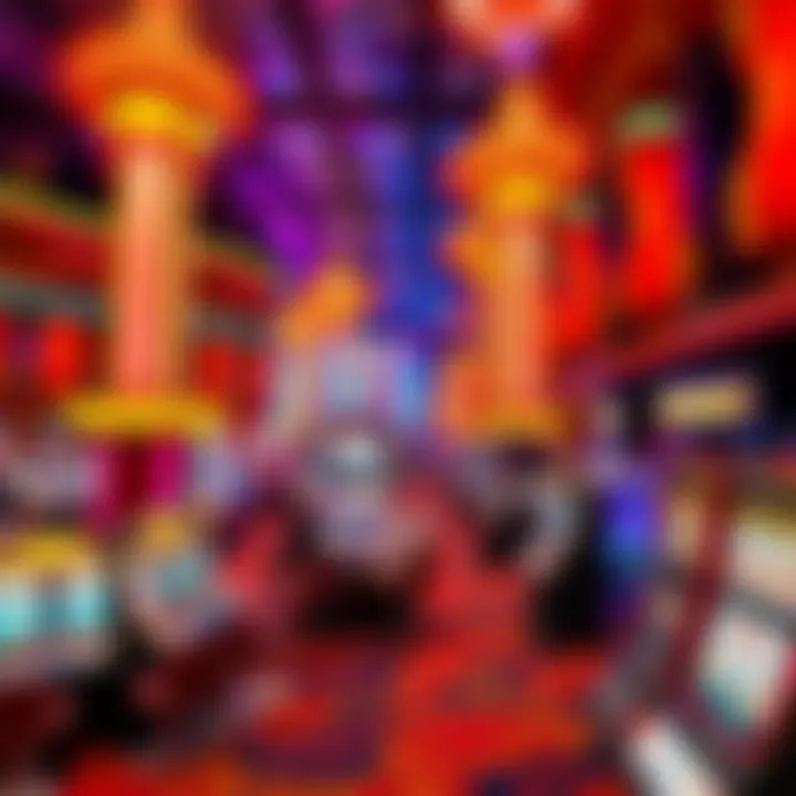 Vibrant casino floor at MGM Grand