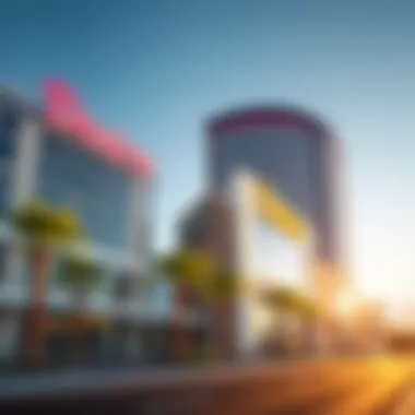 Exterior view of the new casino showcasing its modern architecture