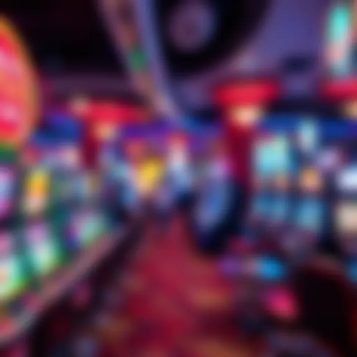 A vibrant gaming floor filled with diverse gaming options