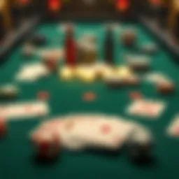 A visually engaging card layout representing Panguingue gameplay.