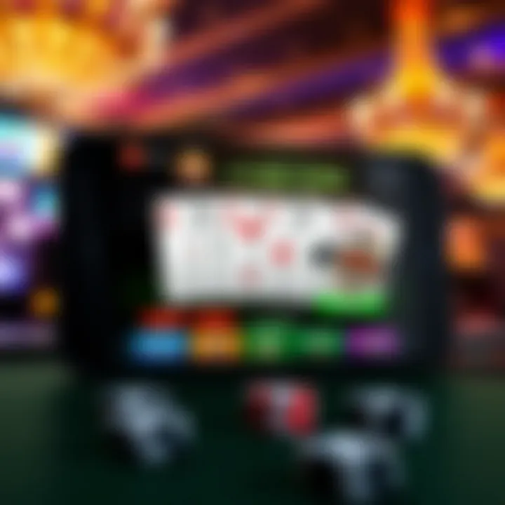 User interface design of a popular 4 card poker app