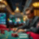 Jonathan Little at a poker table analyzing strategies