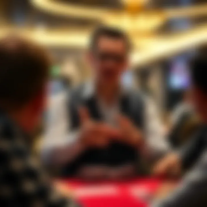 Jonathan Little conducting a poker seminar