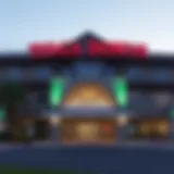 Exterior view of Tioga Downs Resort showcasing its modern architecture and inviting entrance