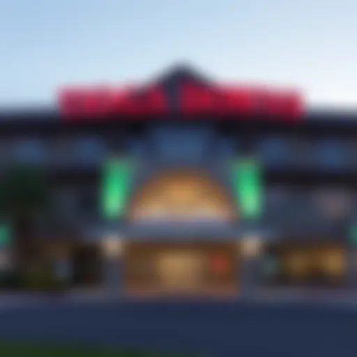 Exterior view of Tioga Downs Resort showcasing its modern architecture and inviting entrance