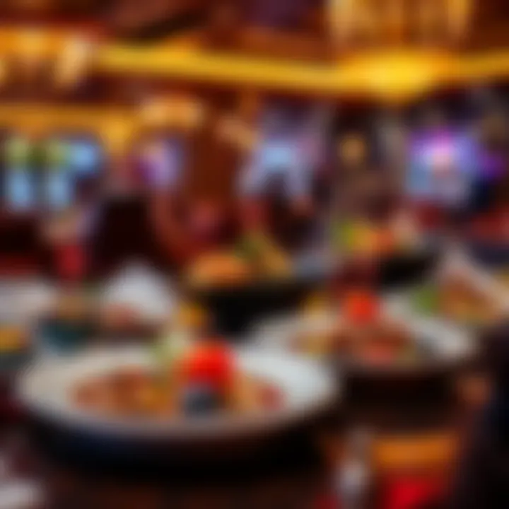 A selection of gourmet dishes available at one of the renowned restaurants within the casino