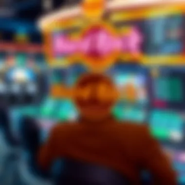 User interface of the Hard Rock Sportsbook platform