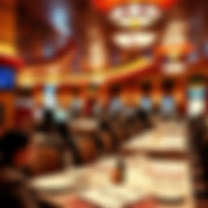 Dining area featuring diverse culinary options