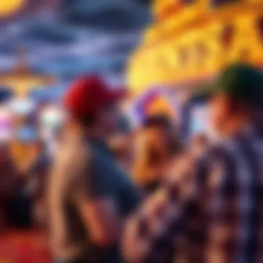 A vibrant entertainment event at the casino