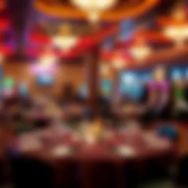 Event space set up for a special occasion