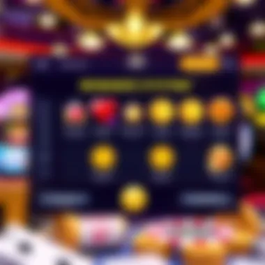 Rewards System of the House of Fun VIP App Highlighted rewards system in the app showcasing multiple benefits